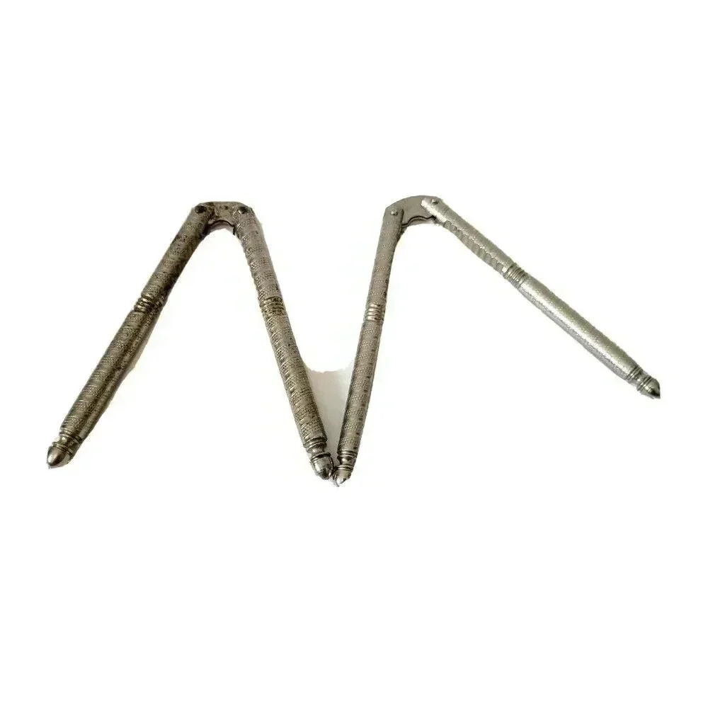 2 Vintage HMO Metal Nut Cracker Tool 5” Long Nut Cracking Nutcracker